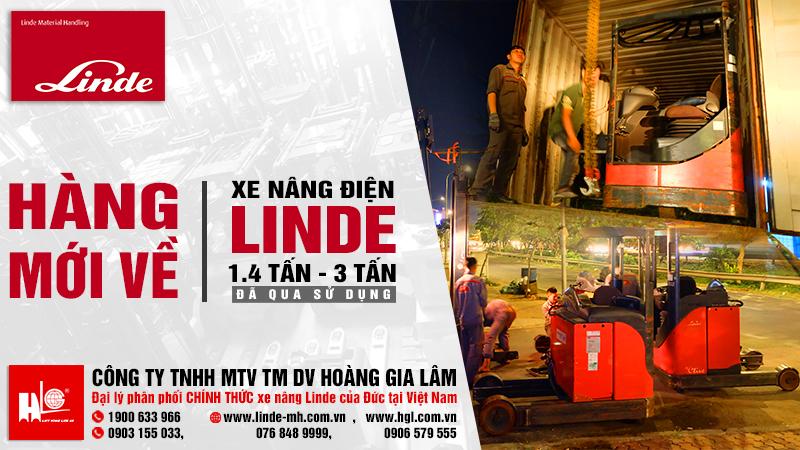 Hàng mới về xe nâng Linde