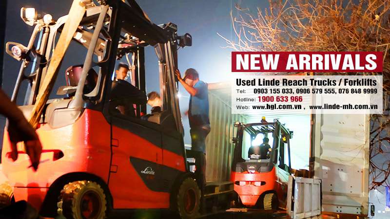 Hàng mới về 9.2020: Container xe nâng Linde (Đức) đã qua sử dụng 1.6 tấn-3 tấn