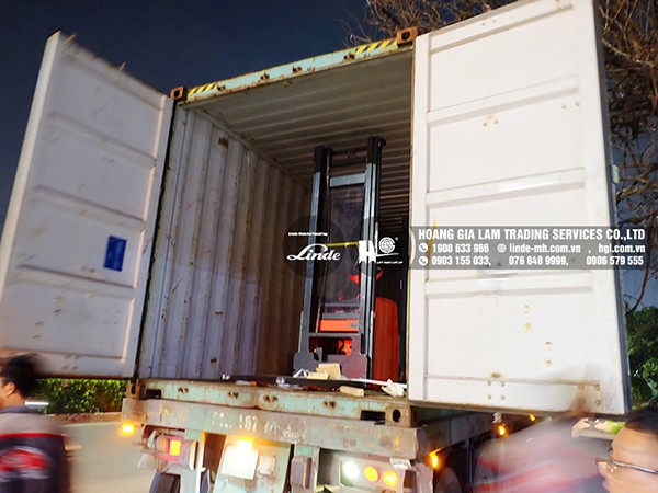 Hàng mới về 11.2020: Container xe nâng Linde L14AP-01, L12, MP13