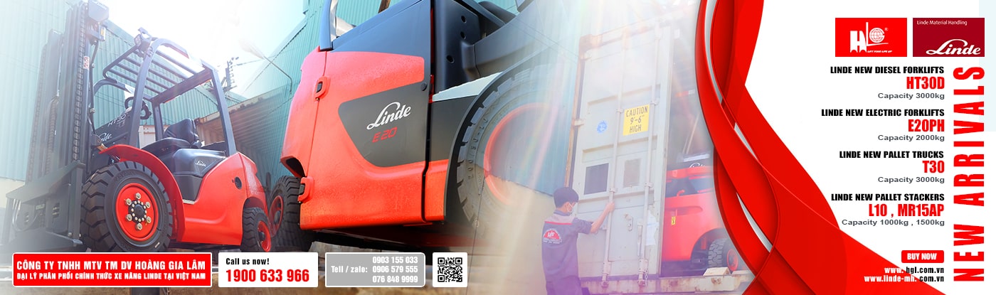Container xe nâng Linde HT30D, E20PH, T30, MR15AP & L10