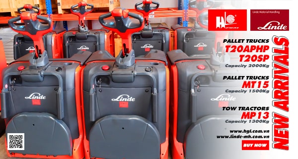 Hàng mới về 12.2021: Container xe nâng Linde T20SP, T20APHP, MT15 & MP13 mới 100%
