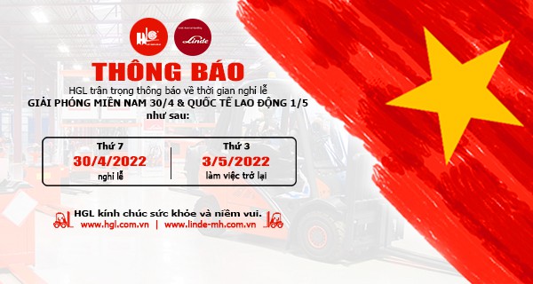 Thông báo nghỉ lễ Giải phóng Miền Nam 30/4 & Quốc tế lao động 1/5/2022