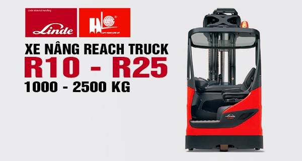 Linde Type R25 Xe nâng điện reach truck Linde R10 - R25 - Xe nâng Linde (Đức)