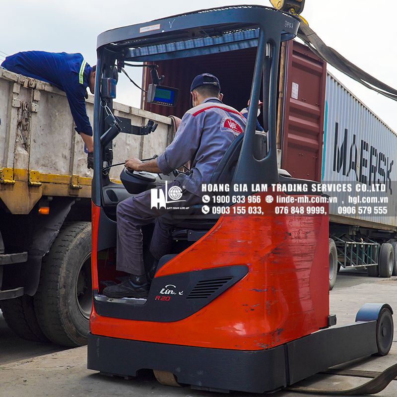 Container xe nâng Linde 2.0 tấn, đã qua sử dụng