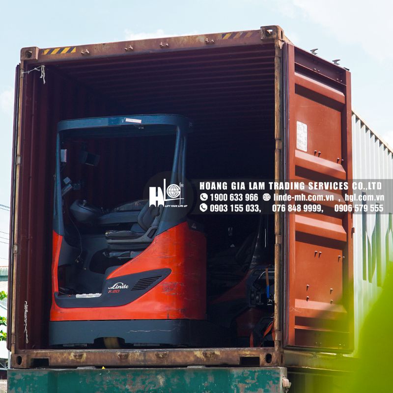 Container xe nâng Linde 2.0 tấn, đã qua sử dụng