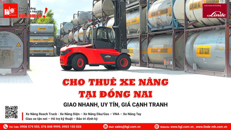 Dịch vụ cho thuê xe nâng tại Đồng Nai – Giao nhanh, uy tín, giá cạnh tranh