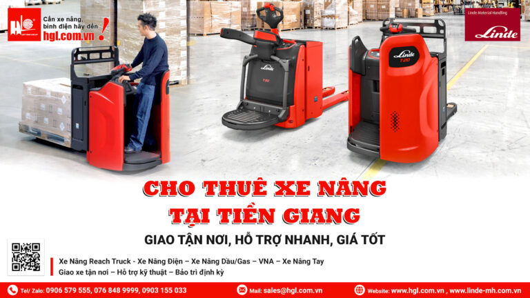 Cho thuê xe nâng tại Tiền Giang – Giao tận nơi, hỗ trợ nhanh, giá tốt