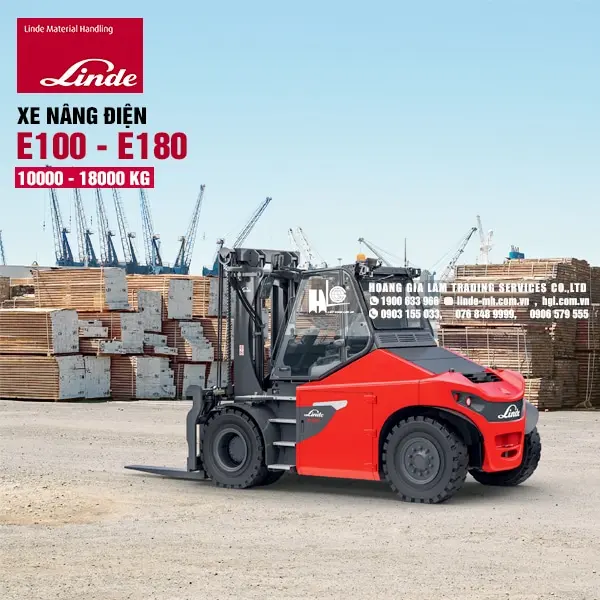 Xe nâng điện Linde E100–E180