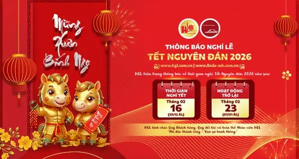 HGL thông báo lịch nghỉ Tết Nguyên Đán Bính Ngọ 2026