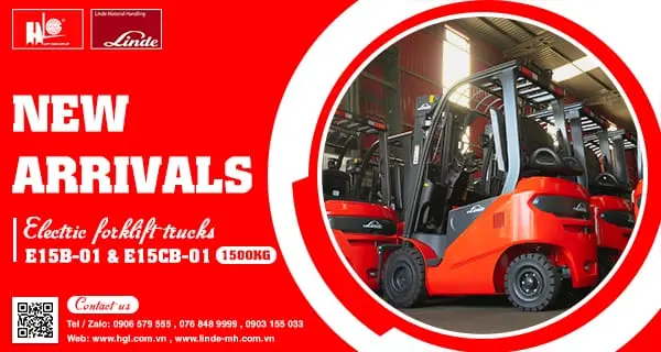 Xe nâng điện ngồi lái Linde E15B-01 & E15CB-01